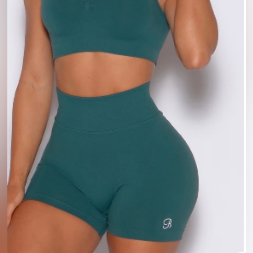 Bombshell Sportswear Teal Athletic Shorts